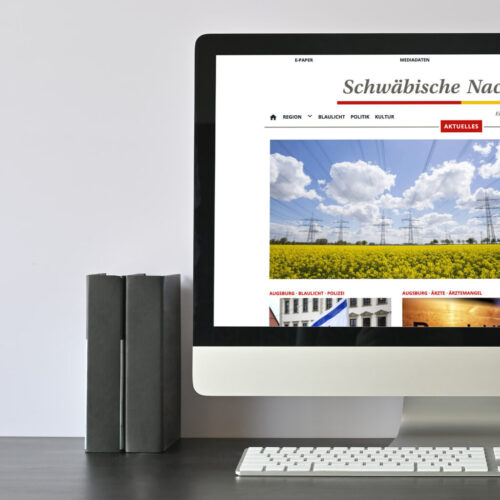 Workspace pc computer and books on black office desk and copy sp